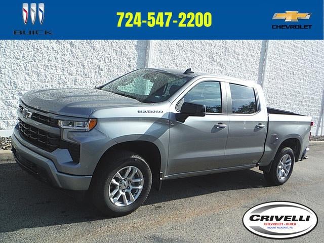 2026 Chevrolet Silverado 1500 RST in Sterling Gray Metallic — front three-quarter view