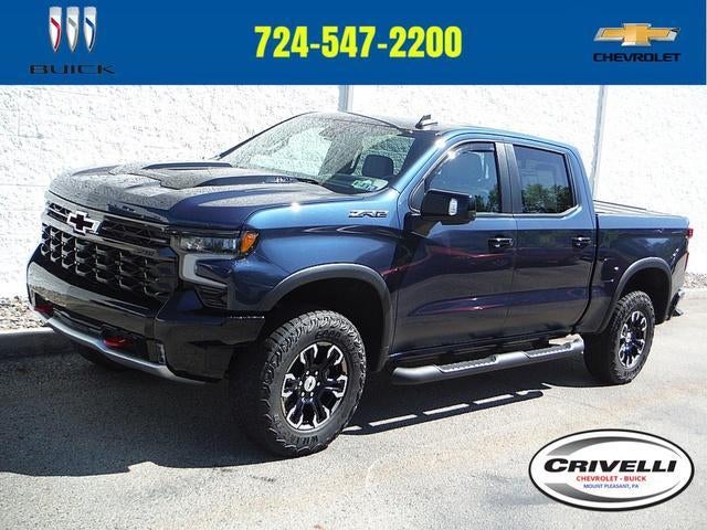 2023 Chevrolet Silverado 1500 ZR2 in Northsky Blue Metallic — front three-quarter view