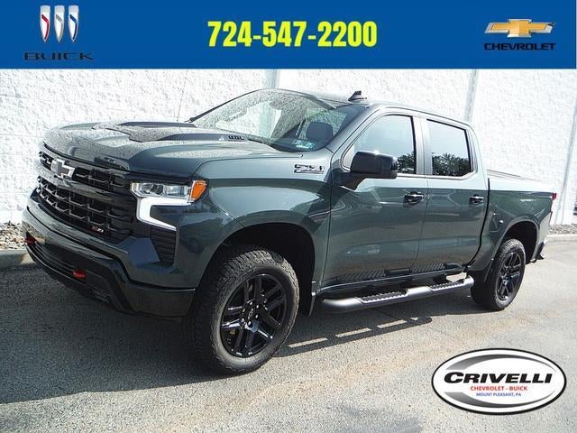 2026 Chevrolet Silverado 1500 LT Trail Boss in Cypress Gray — front three-quarter view